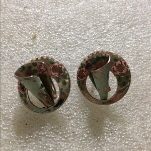 Antique screw back earrings